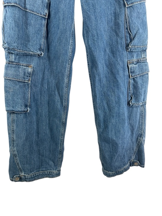 Aritzia Denim Forum The 90's Millie hi-rise cargo jeans loose barrel sz 26 - Picture 10 of 10